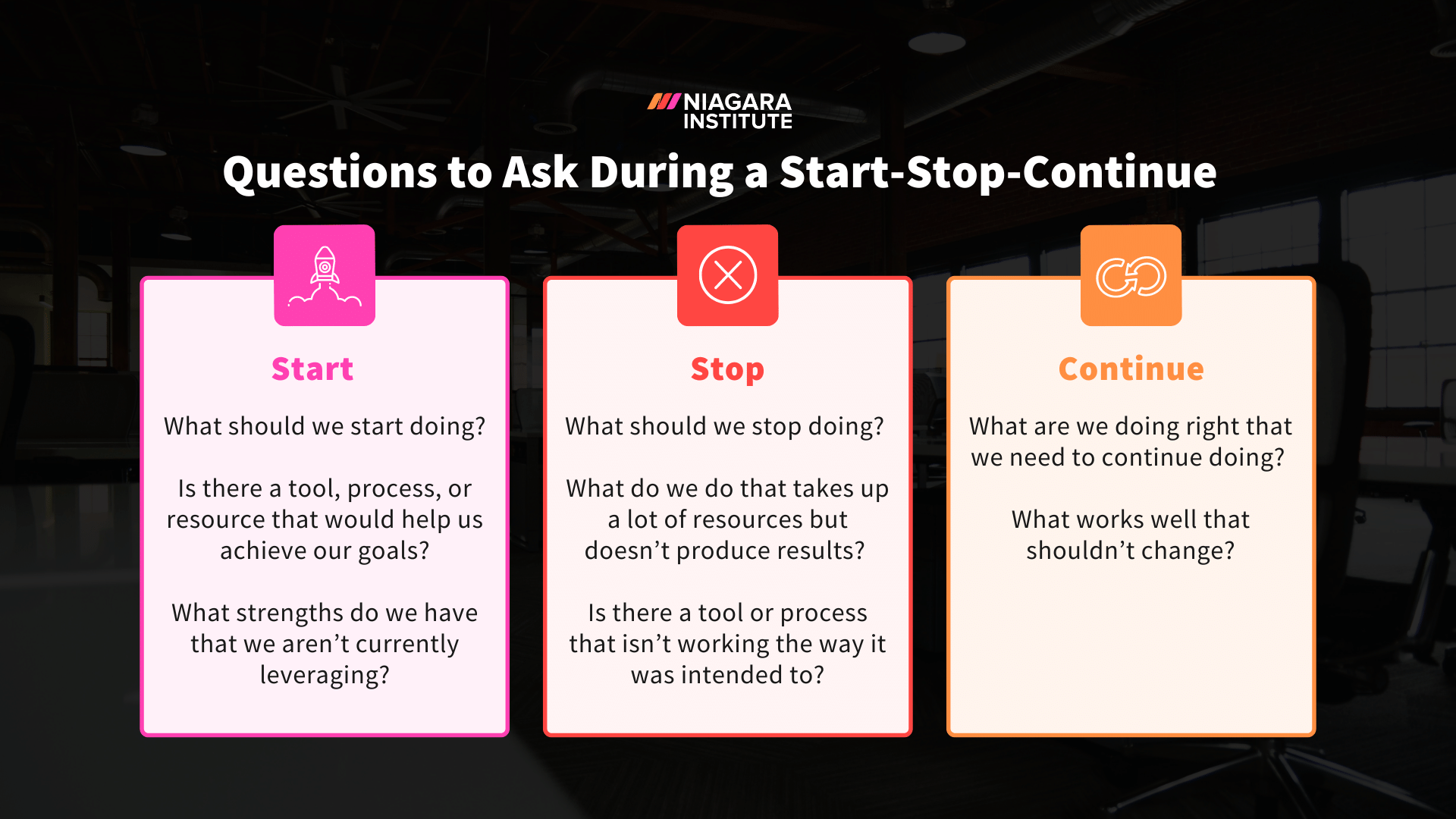 The Start-Stop-Continue Exercise: How To Conduct One (+Template)